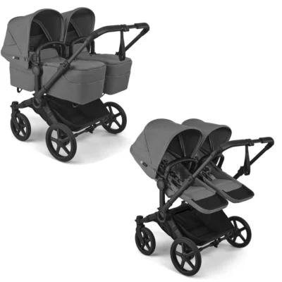 Коляска Bugaboo Donkey 6 Twin 2 в 1 - grey/moon grey