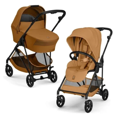 Коляска Cybex Melio Carbon 2026 2 в 1 - cinnamon yellow