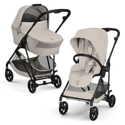 Коляска Cybex Melio Carbon 2026 2 в 1 - Dune grey