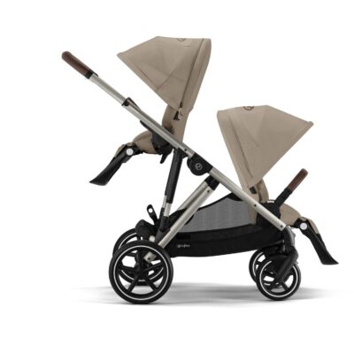 Прогулочная коляска для двойни Cybex Gazelle S - almond beige