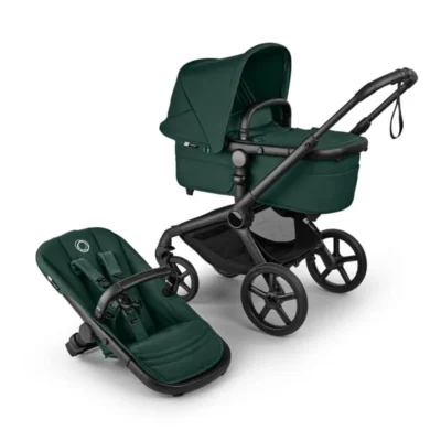 Bugaboo Fox 5 Renew Complete 2 в 1 - black/fern green