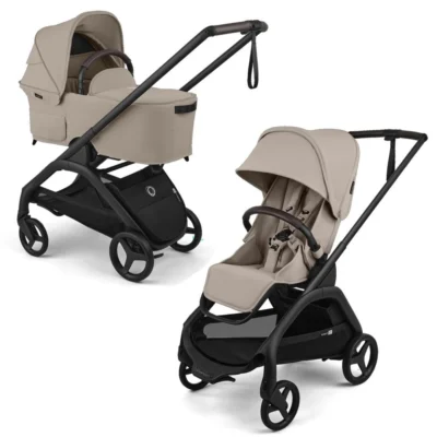 Коляска Bugaboo Dragonfly Plus 2 в 1 - black/desert taupe