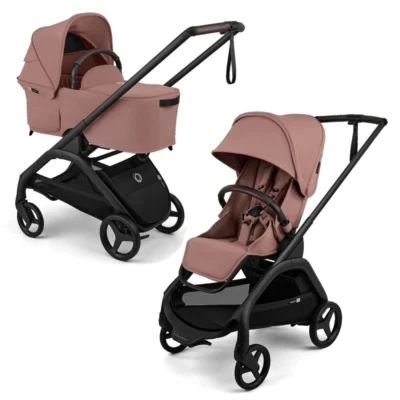 Коляска Bugaboo Dragonfly Plus 2 в 1 - black/dusty pink
