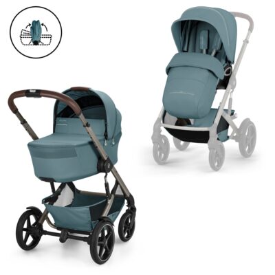 Коляска Cybex Talos S lux 2в1 2026 - stormy blue