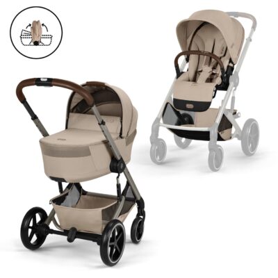 Коляска Cybex Balios S Lux 3 в 1 2026 - almond beige