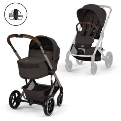 Коляска Cybex Balios S Lux 2 в 1 2026 - chocolate brown