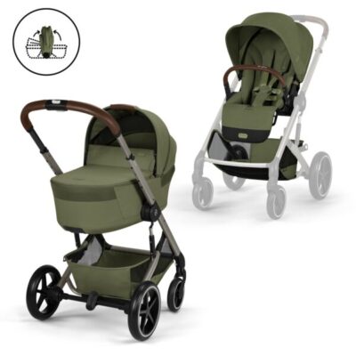 Коляска Cybex Balios S Lux 3 в 1 2026 - moss green
