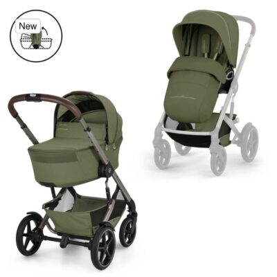 Коляска Cybex Talos S lux 2в1 2026 - moss green