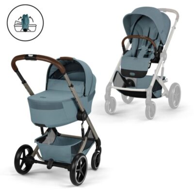 Коляска Cybex Balios S Lux 3 в 1 2026 - stormy blue